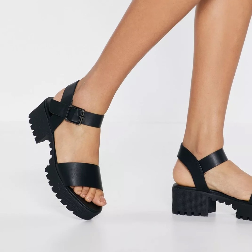 Nasty Gal Big You Up Platform Sandals